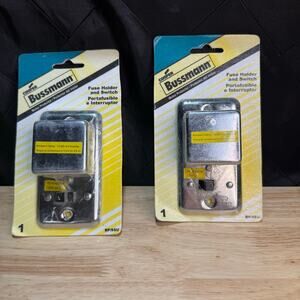Cooper Bussman BP/SSU 2-1/4 Inch Fuse Holder &  Switch/NEW For TWO